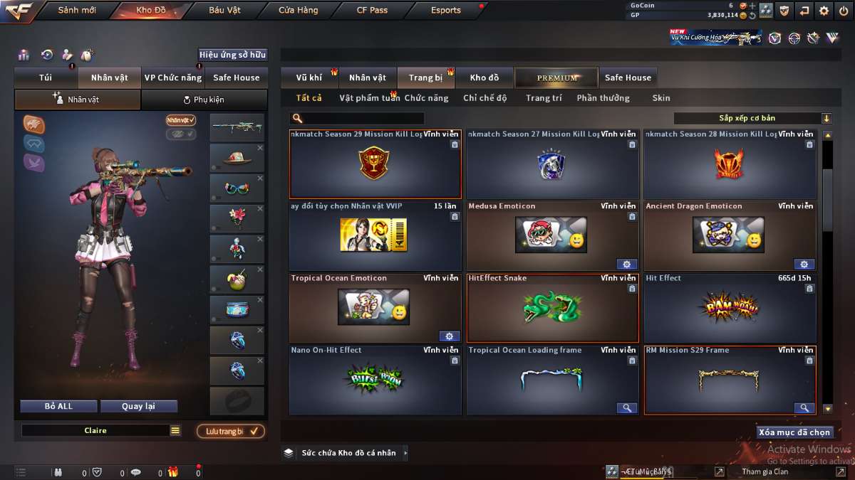 shop acc cf uy tin gia re